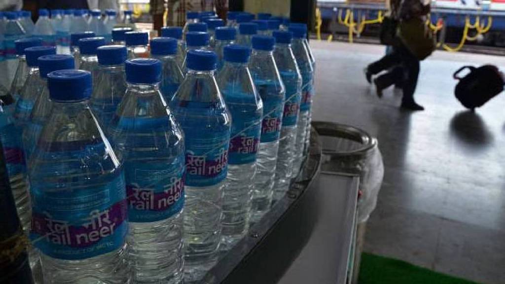 Central Railway, Western Railway, Rail Neer, water bottle, railway station, Ambernath Central Railway, Western Railway, Rail Neer, water bottle, railway station, Ambernath