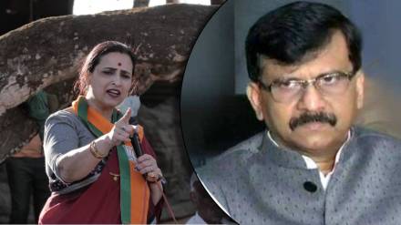 chitra wagh and sanjay raut