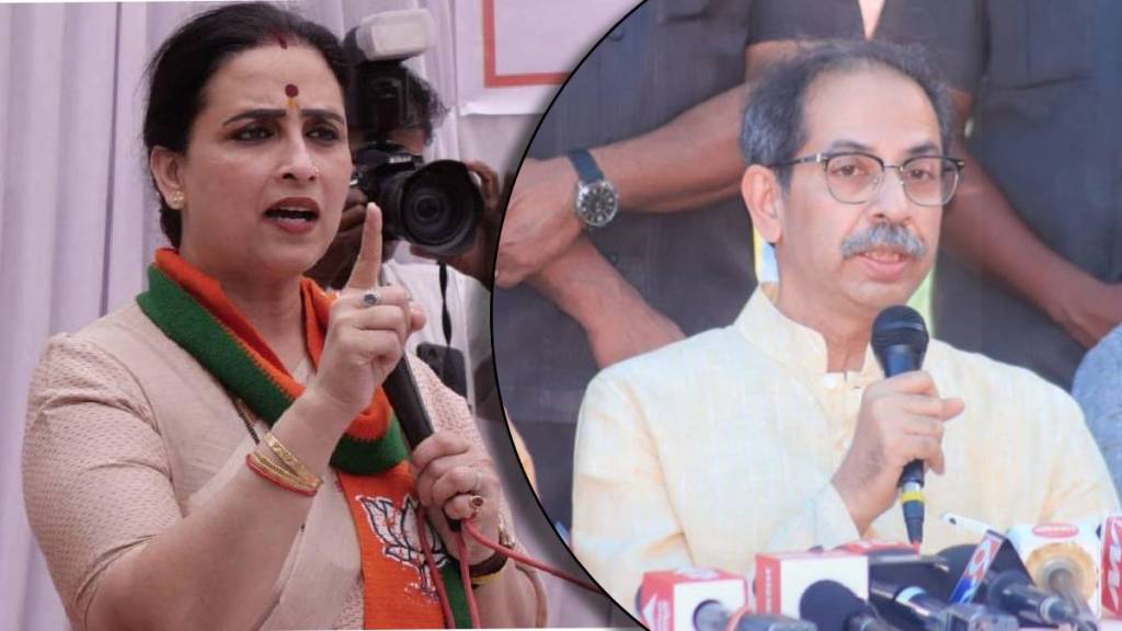 chitra wagh attacked on uddhav thackeray over maharashtra fire statement sgk 96 chitra wagh attacked on uddhav thackeray over maharashtra fire statement sgk 96