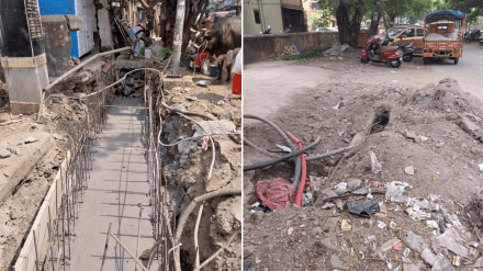 citizens suffer dug roads dombivli citizens suffer dug roads dombivli