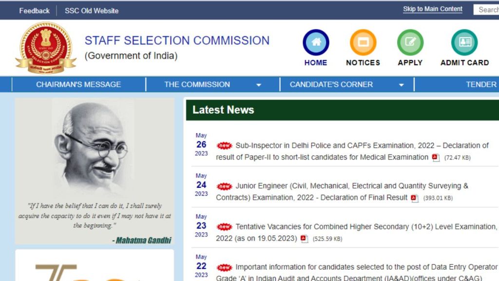 SSC CHSL Recruitment 2023