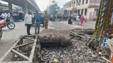 Malegaon municipality drain cleaning monsoon