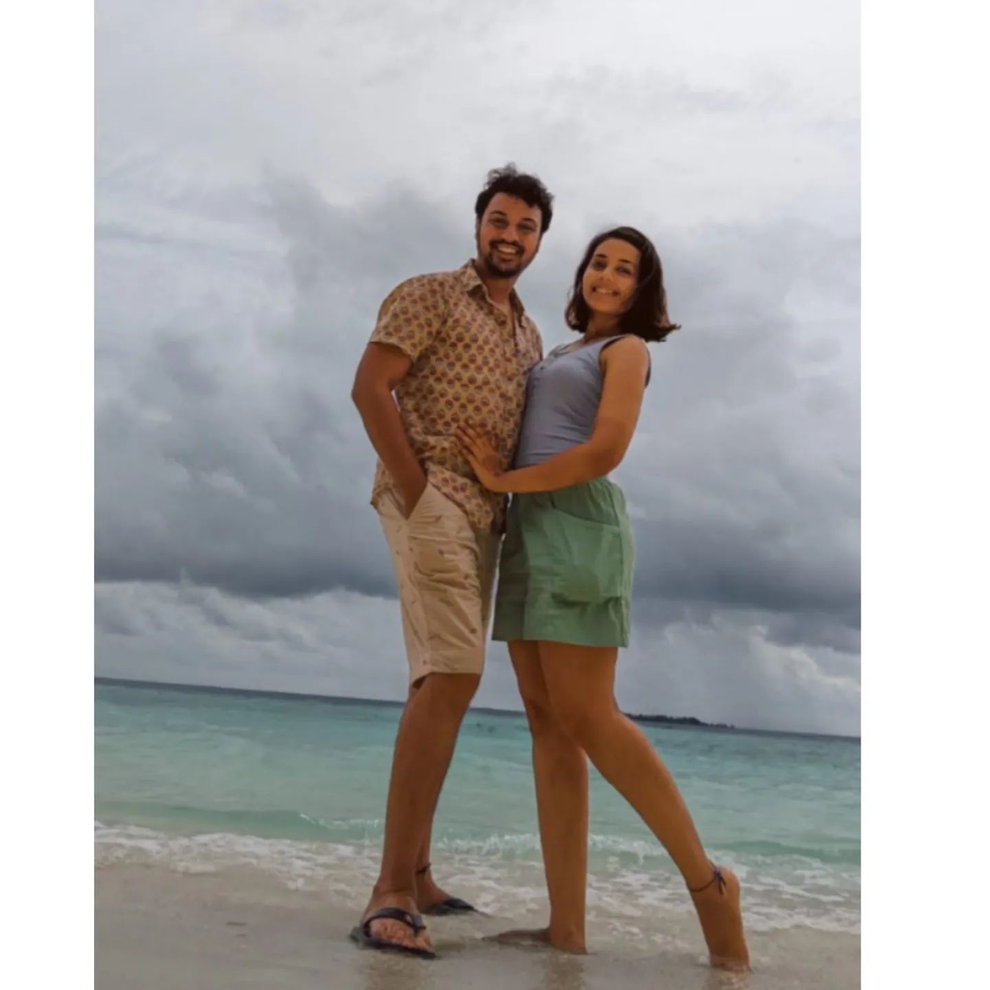 shivani virajas maldives 1