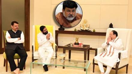 Meeting between Nadda Fadnavis and Shinde Uday Samant says In leaders meeting regarding cabinet expansion sgk 96 Meeting between Nadda Fadnavis and Shinde Uday Samant says In leaders meeting regarding cabinet expansion sgk 96