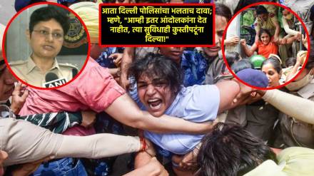 women wrestlers protest sakshi malik vinesh phogat