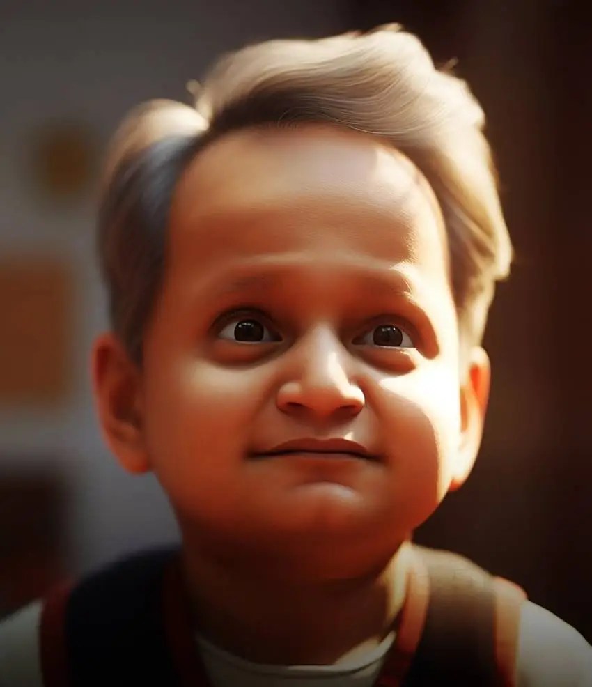 AI genrated childhood photo