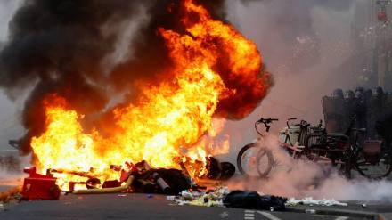 France Violent protest
