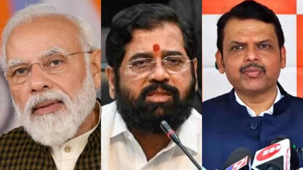 Narendra Modi Eknath Shinde Devendra Fadnavis