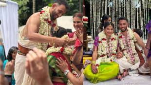 Indian fast bowler Prasidha Krishna married