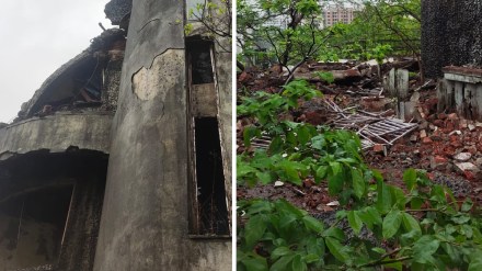 Part of the bungalow of the famous late actress Nutan collapsed Part of the bungalow of the famous late actress Nutan collapsed