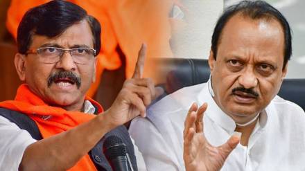 Ajit pawar and sanjay raut photo