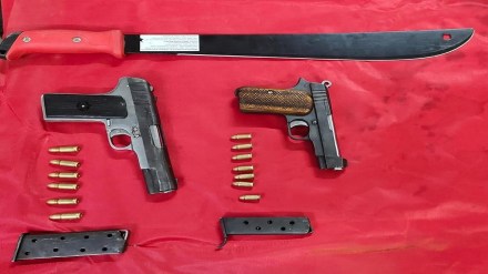 Three pistols seized Washim