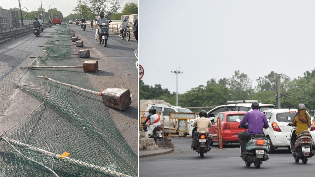 traffic jam ajani railway bridge traffic police not solve problem nagpur