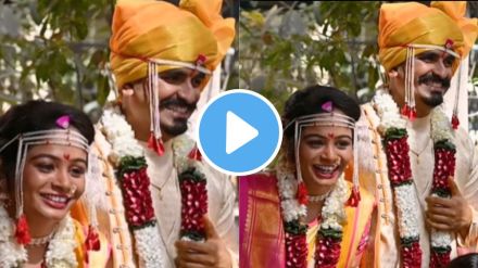 groom and bride best moment a marathi boy told his love story in amazing ukhana video goes viral in wedding