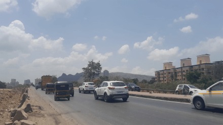 Thane MSRDC repair saket kharegaon bridge traffic mumbai nashik highway smooth