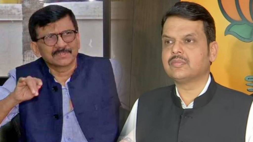 What Sanjay Raut Said About Fadnavis?