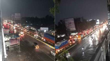 traffic jam on shilphata road