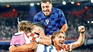 luka modric as croatia beat Netherlands