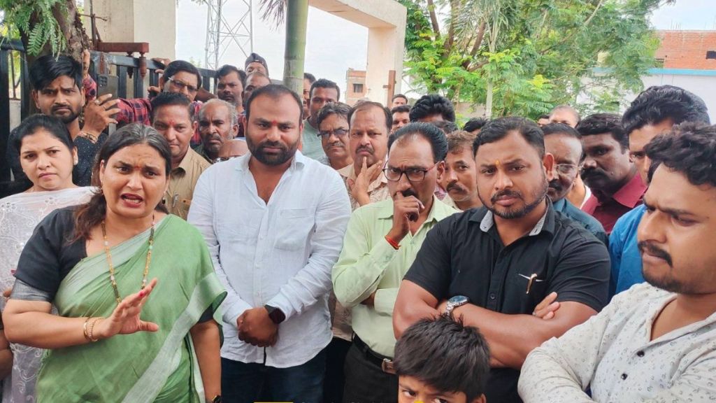 villagers march villagers march