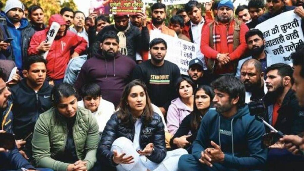 wrestlers protest wrestlers protest