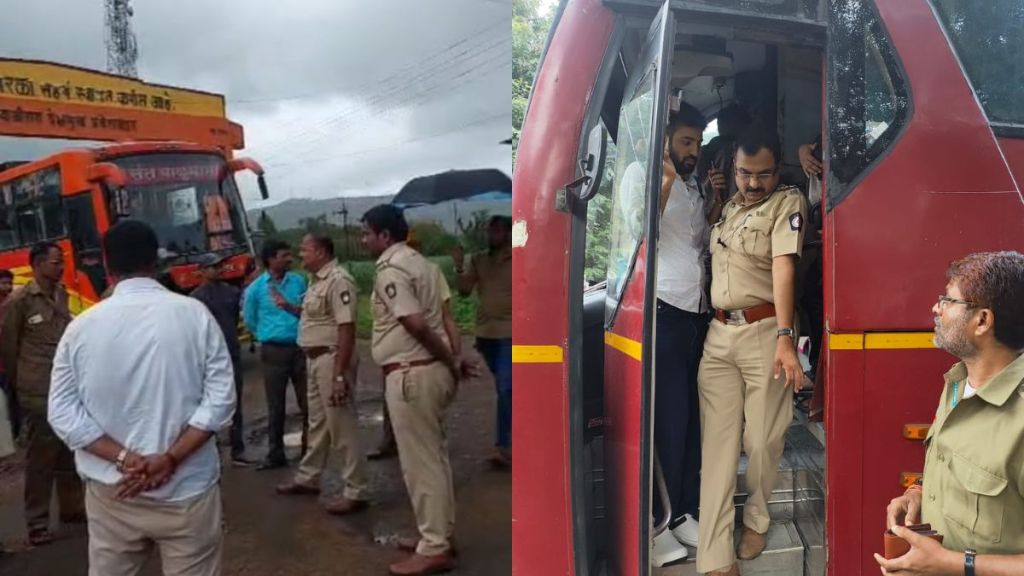 Action against private buses