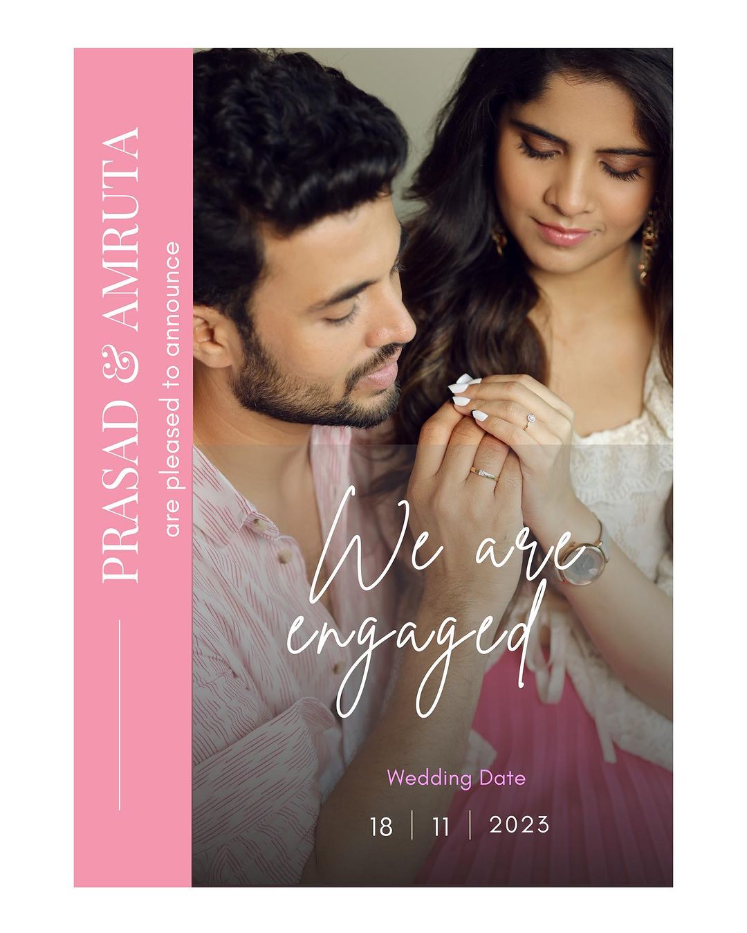 Amruta Deshmukh Prasad Jawade Engagement 1