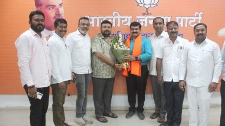BJP City President Prashant Jadhav BJP City President Prashant Jadhav