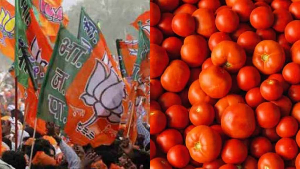 BJP on Tomato price hike BJP on Tomato price hike