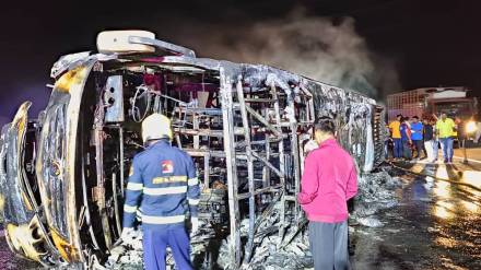 bus accident in Buldhana bus accident in Buldhana