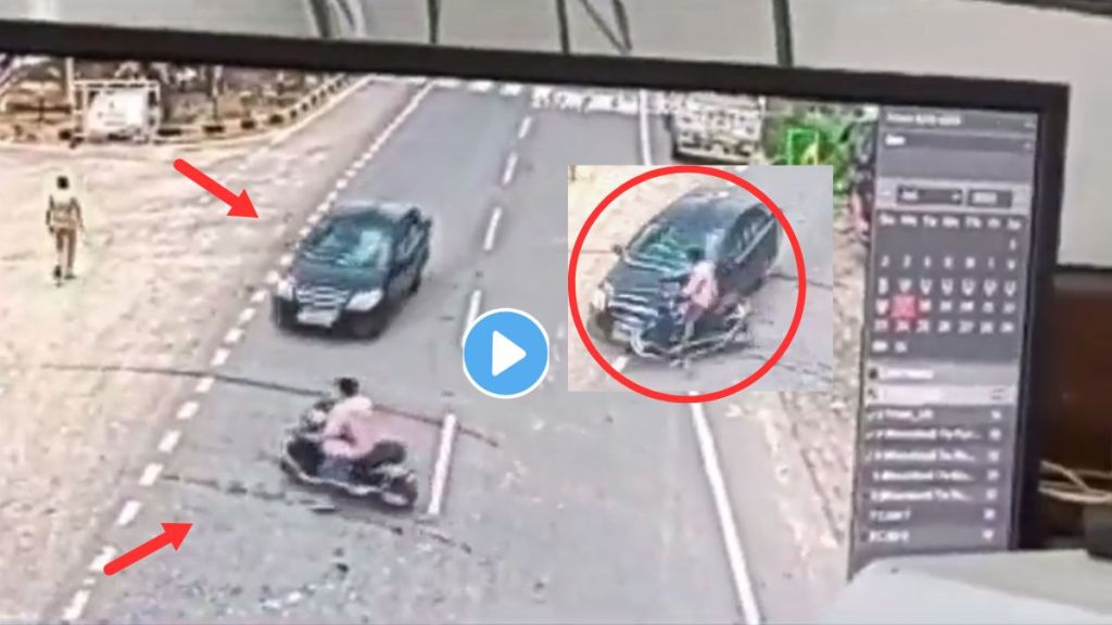 Car And Bike Accident Video Car And Bike Accident Video