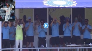 Yashasvi Jaiswal scored a century there was one jubilation in the dressing room everyone from Kohli to Dravid saluted watch video