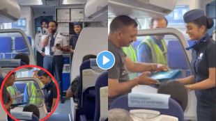 viral video in IndiGo flight