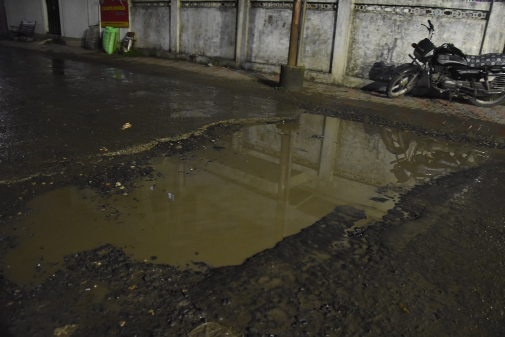 Nagpur Potholes Photos 2023