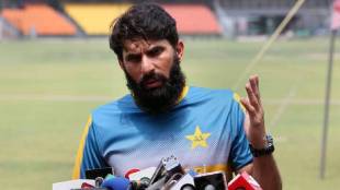 Misbah ul Haq's reaction to Pakistan team going to India