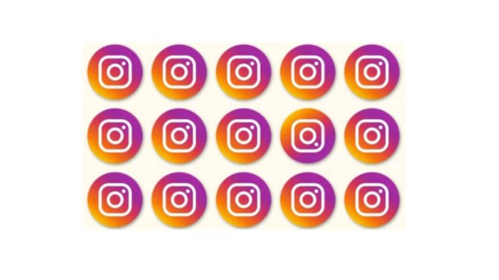 Optical Illusion choose incorrect logo of instagram