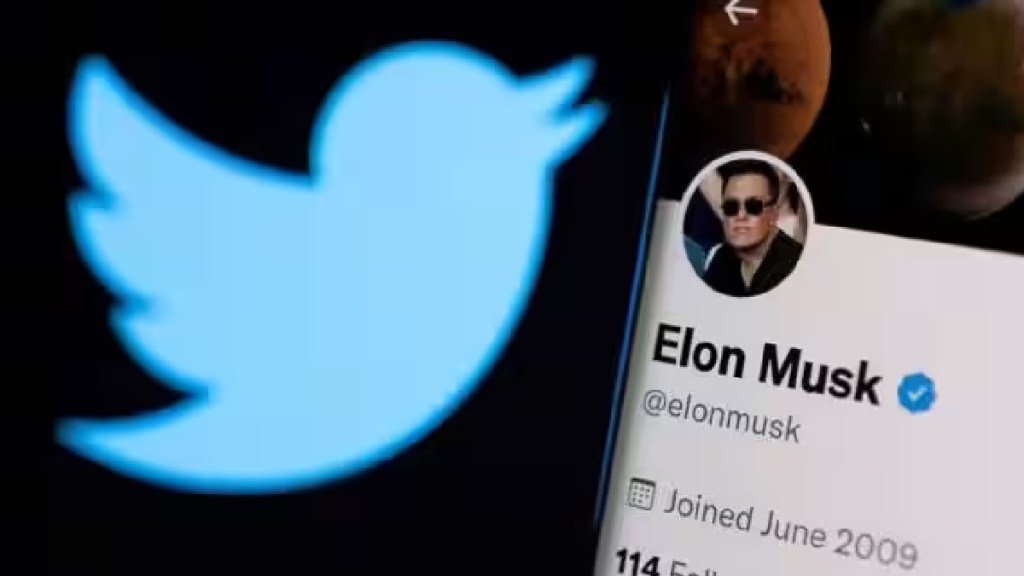 elon musk post photo with new logo