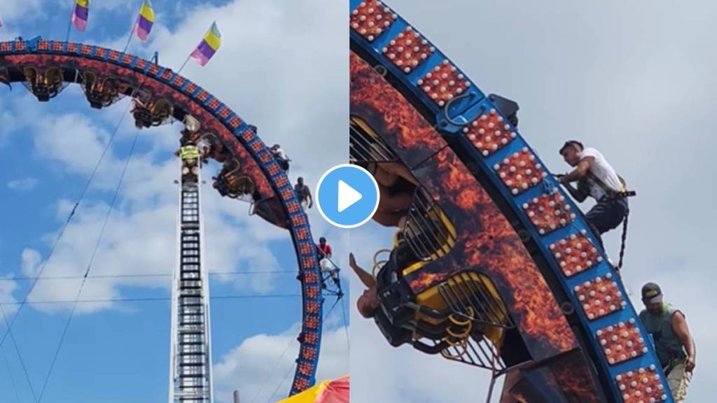 Riders stuck upside down in roller coaster for three hours due to technical glitch Riders stuck upside down in roller coaster for three hours due to technical glitch