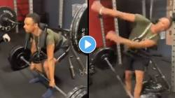 Gym accident Video: मुलींना इंप्रेस करण्याचा नाद आला अंगलट! जिममध्ये मरता मरता वाचला तरुण