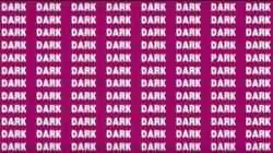 ‘DARK’ शब्दाच्या गर्दीत लपलाय एक वेगळा शब्द, या कोड्यांसमोर भल्याभल्यांनी टेकले हात, तुम्हाला सापडतो का बघा