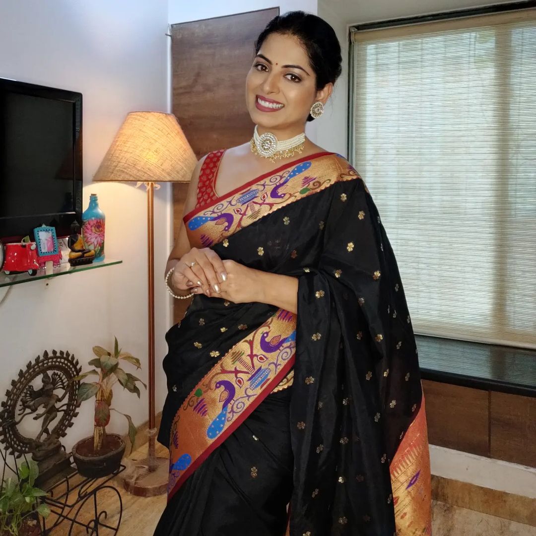 Smita Shewale Rain Saree Photoshoot