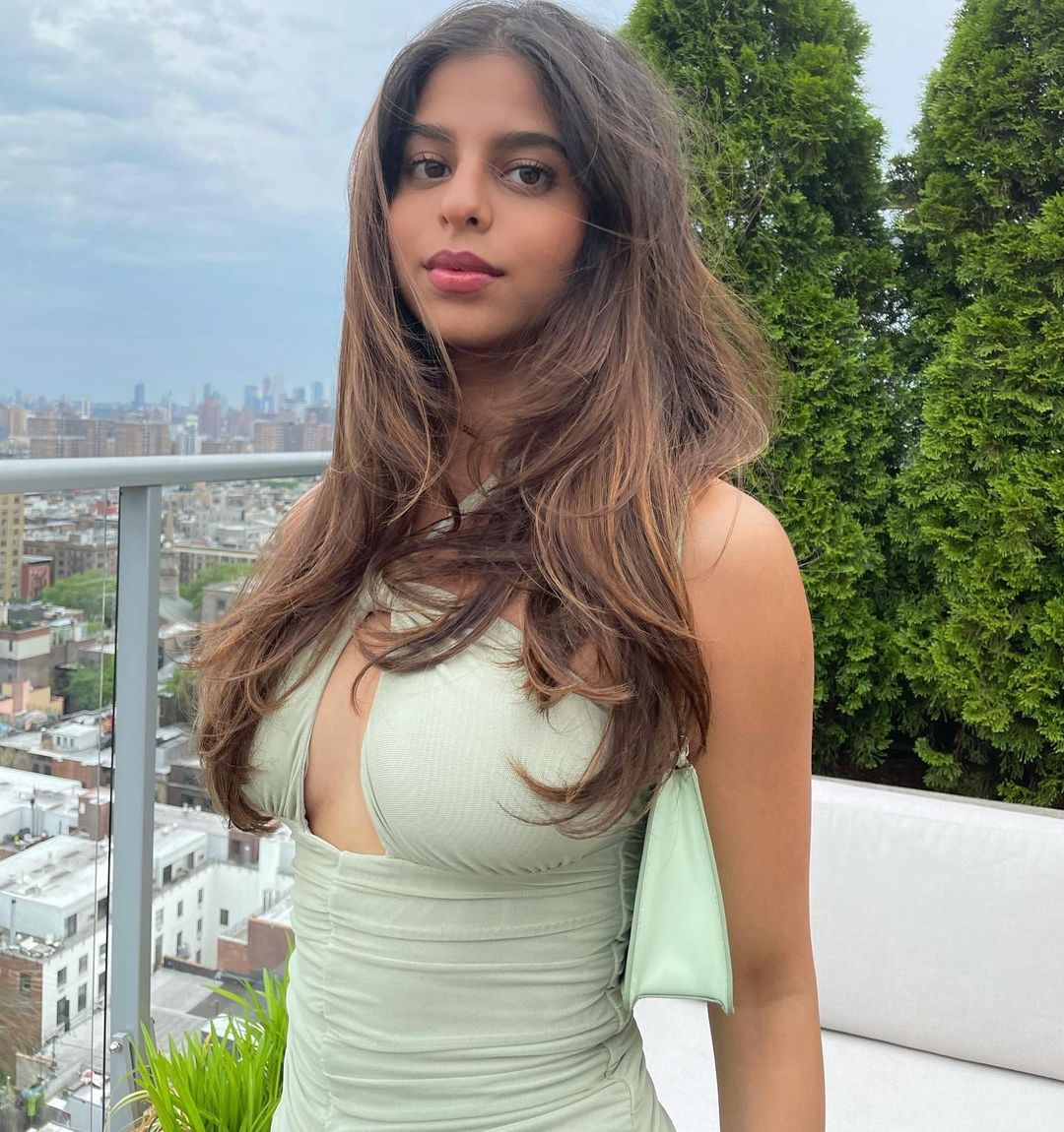 Suhana Khan White Bodycon Dress