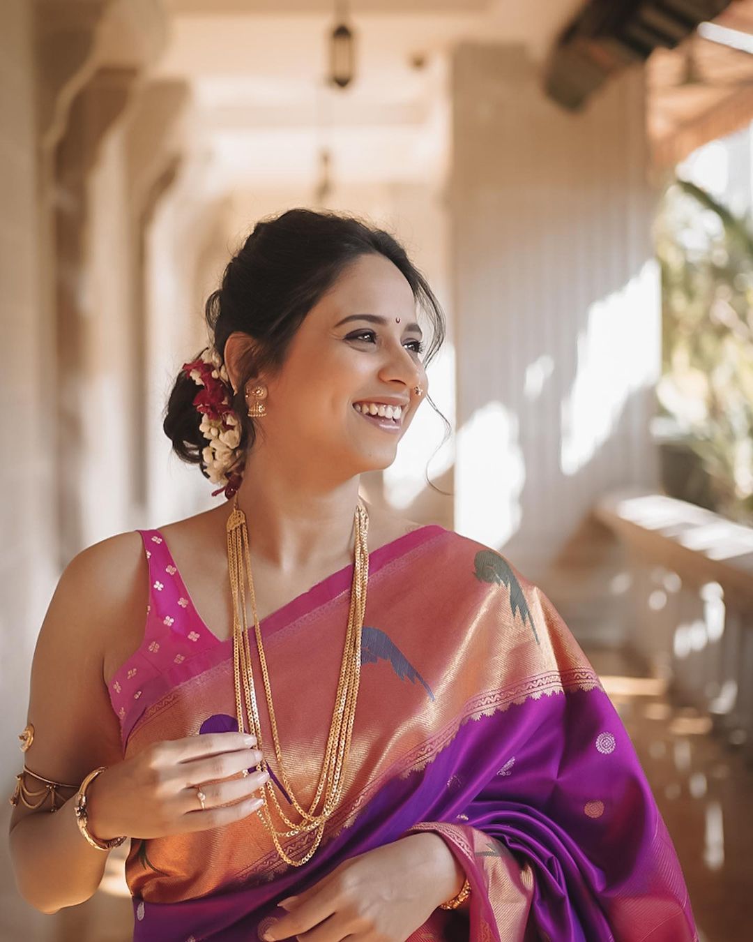 Swanandi Tikekar Engagement Photos