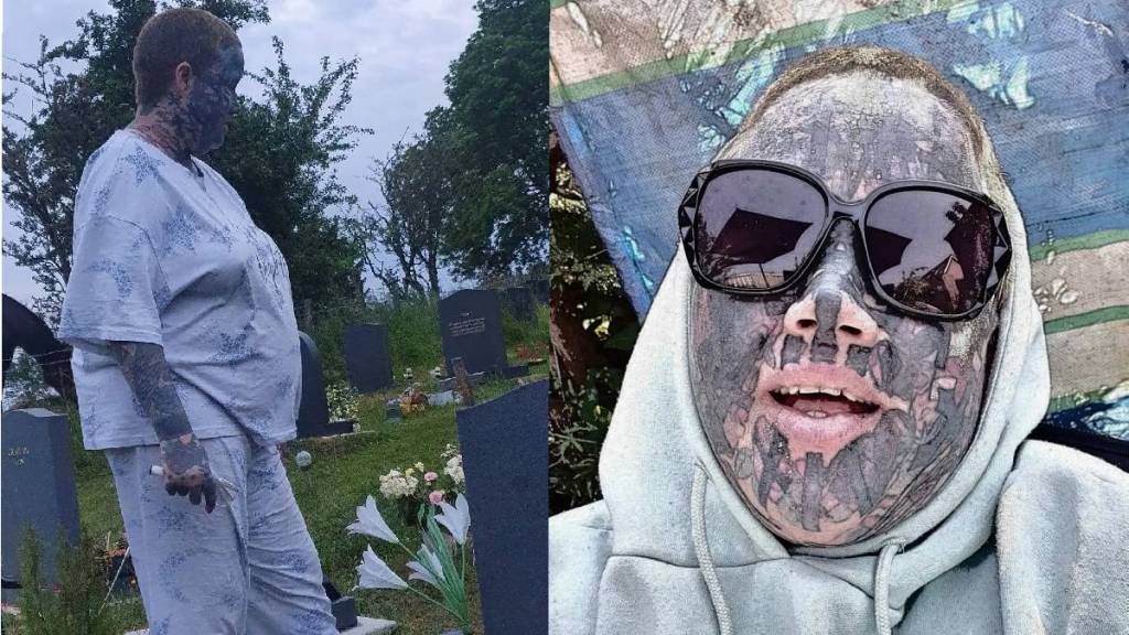 Woman made 800 tattoos on body