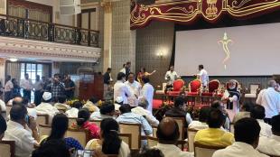 ajit pawar in rajbhavan photos