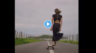 Woman Skateboarding video viral