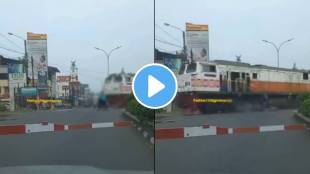 bike rider railway accident video