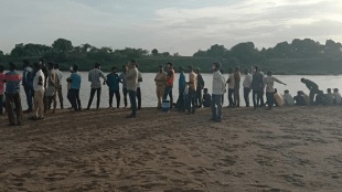 three children fifth class catch crabs drowned wardha river