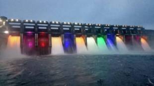 upper wardha dam, dam door, amazing view, water discharge, heavy rain, Amaravati