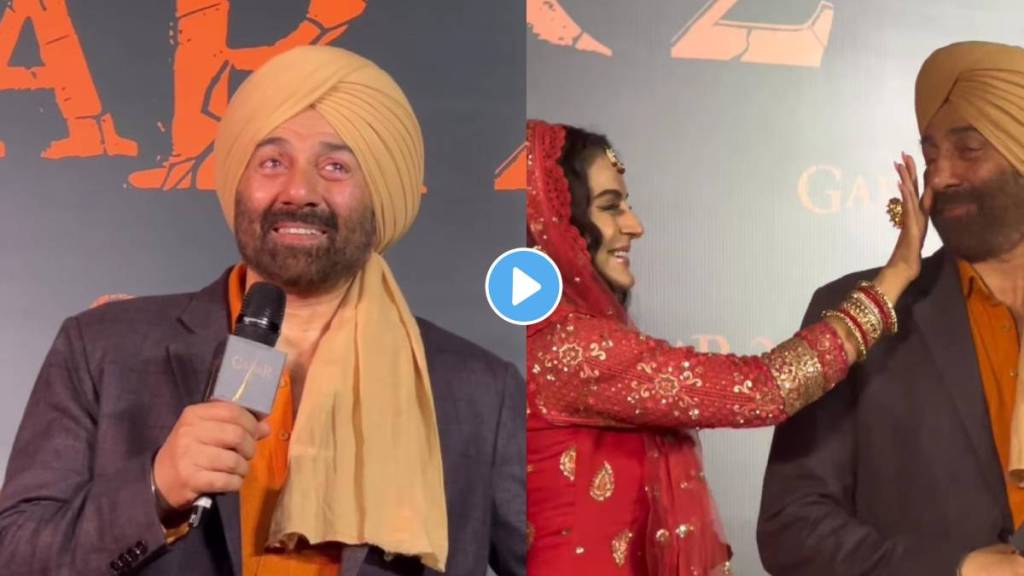 sunny deol got emotional at gadar 2 trailer launch
