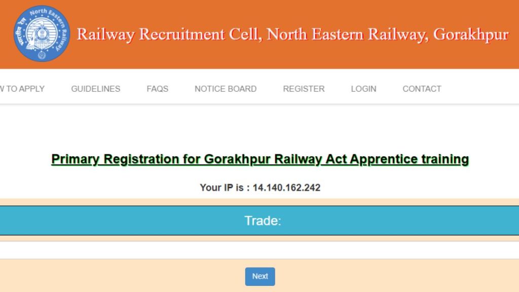 Railway Apprentice Recruitment 2023 Registration begins for 1104 Apprentice posts application link here